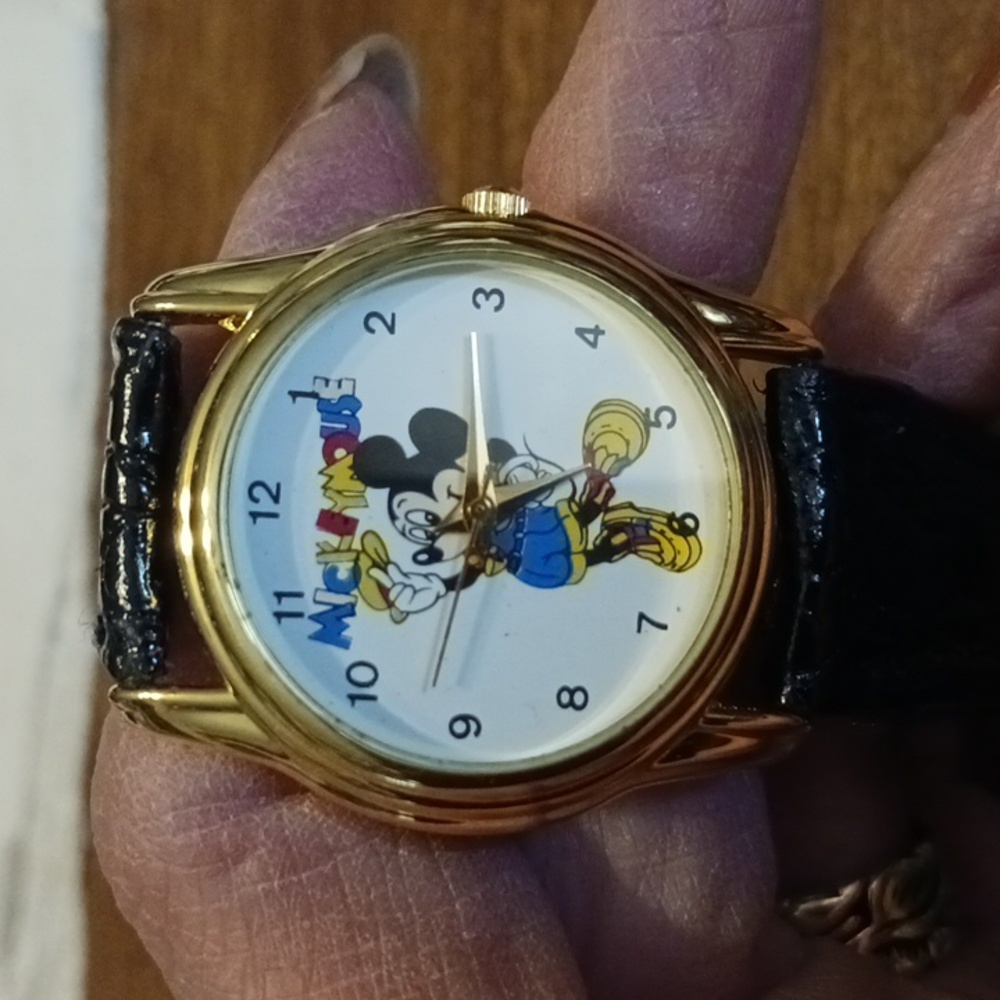Micky Watch  Dial 1" Round NWOT